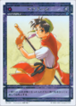 Genso Suikoden Card Stories TCG Star Parallel card artwork by Kawano Junko
